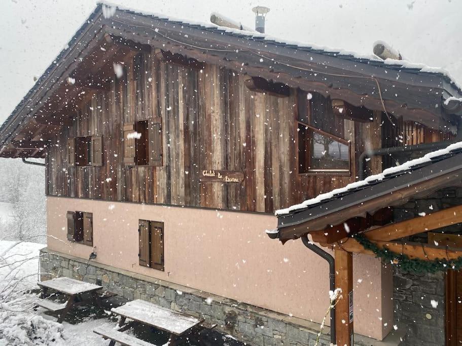 Chalet 6 Chambres A 3 Min Des Pistes Des 3 Vallees St Martin De Belleville Saint-Martin-de-Belleville Eksteriør bilde